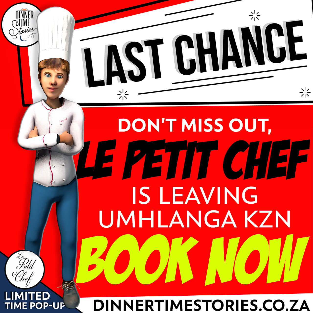 Go Big Because Le Petit Chef is leaving uMhlanga KZN