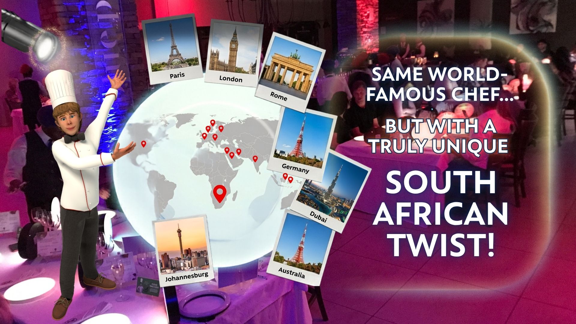 How Joburg’s 3D Dining Show Compares Globally